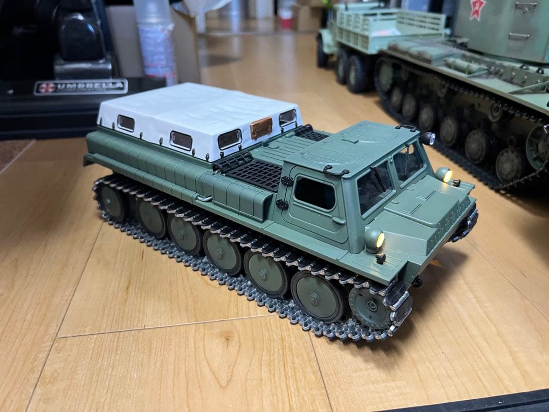 WPL E-1 1/16 新品 塗装 再組立て 金属履帯 1台制作中 WPL E-1 1/16 新品 塗装 再組立て 金属履帯 等変更 新品 技適付き