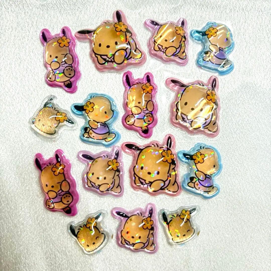 サンリオ】うるちゅるポップシール 日焼けデザイン ポチャッコ 3シート