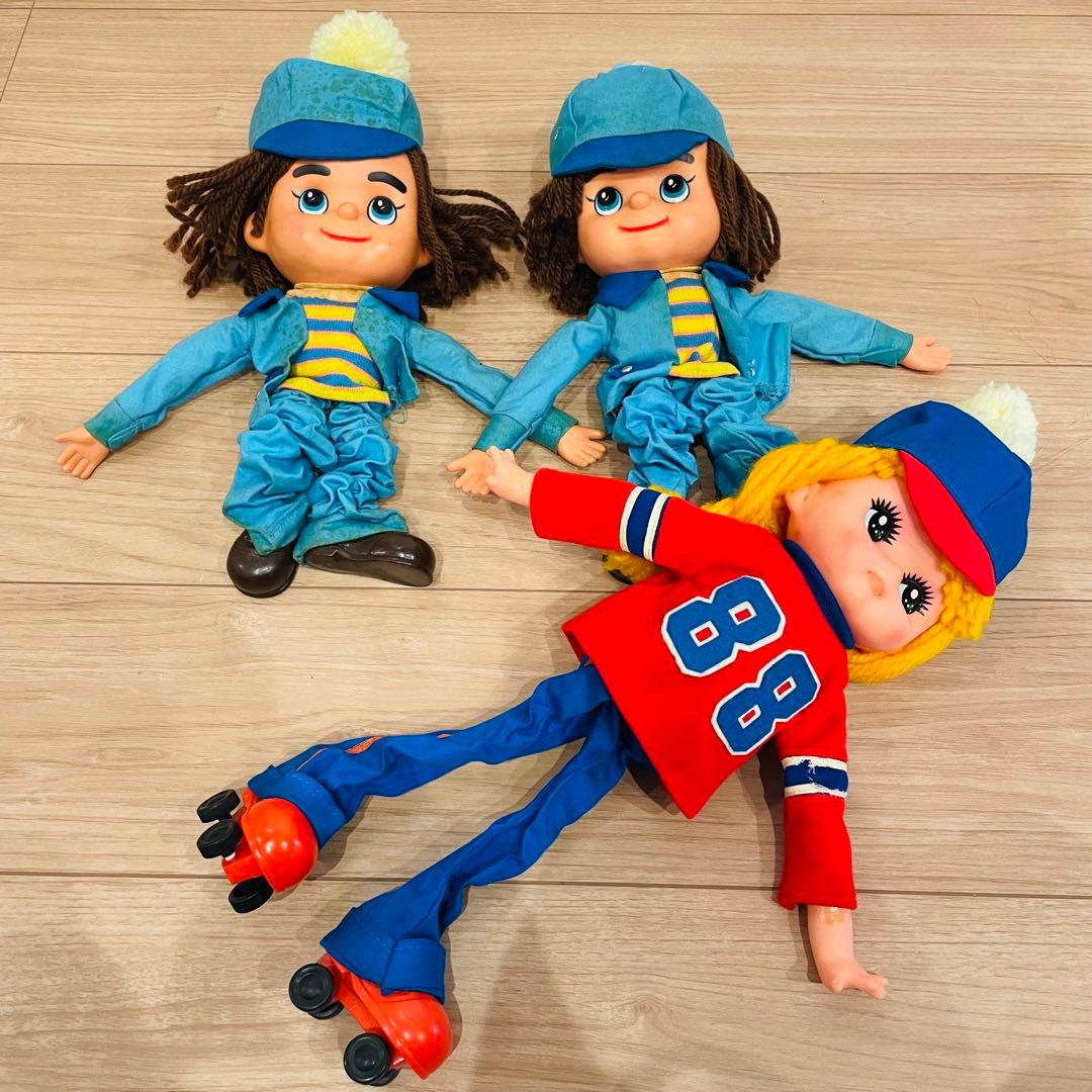 3体セット 非売品 当時物 江崎グリコ 知床しぶき しれ子 マリオネット 3体セット 非売品 当時物 江崎グリコ 知床しぶき しれ子 マリオネット