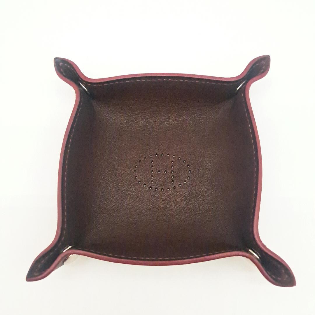 HERMES エルメス ヴィドポッシュ ミニ レザー Hエヴリン 小物入れ HERMES（エルメス） トレイケース Mini vide-poche Mises et Relances