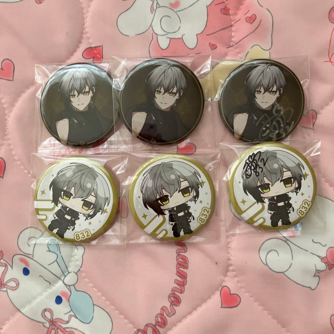 Elementsicks 832 缶バッジ デフォ 等身 直筆サイン入り - メルカリ