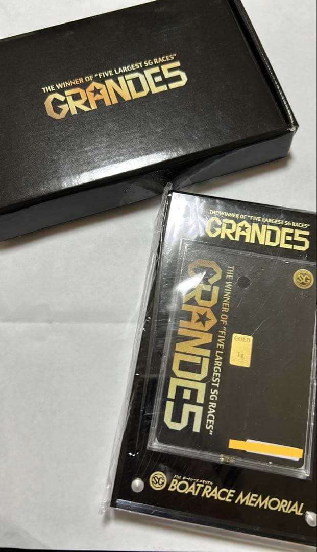 西*人様 ボートレース GRANDES 555キャンペーン 純金1gカード 西*人様 ボートレース GRANDES 555キャンペーン 純金1gカード - メルカリ