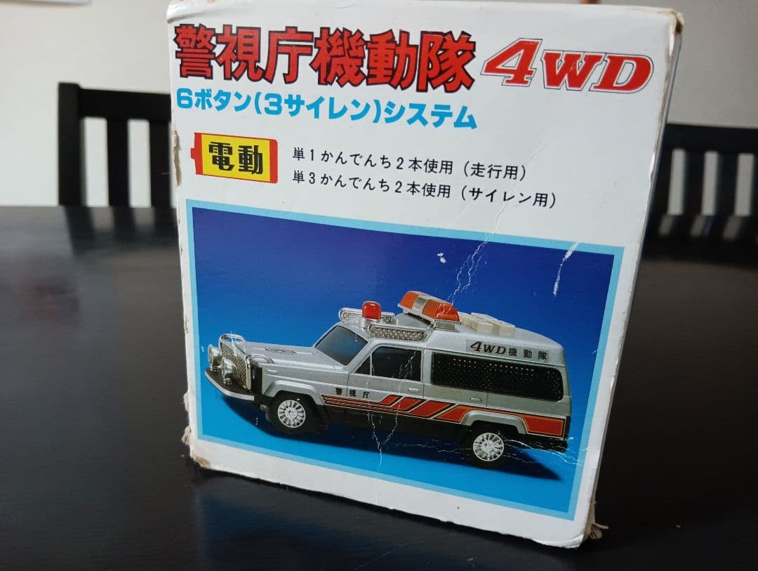 RYU101様専用です】アルプス商事 警視庁機動隊4WD ブリキ(日本製