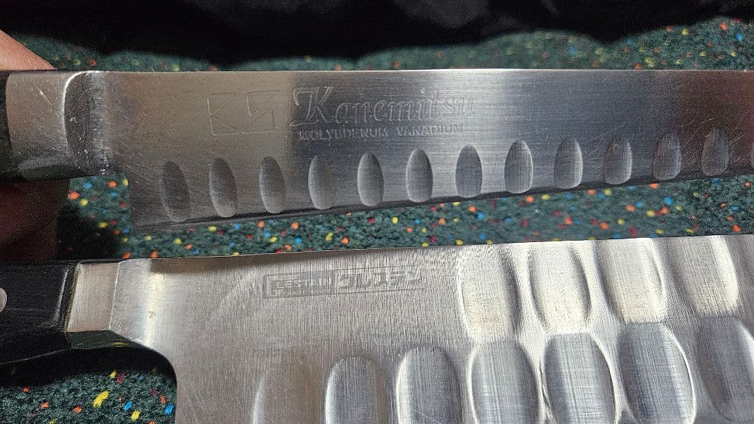 中古Karamit 約23cm波刃包丁、グレステン約27cm波刃包丁セット - メルカリ