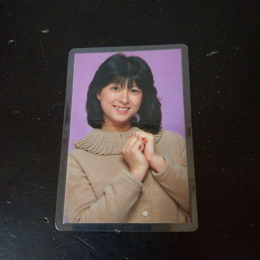 河合奈保子『プロマイドカード』Kawai Naoko 昭和アイドルグッズ 山勝
