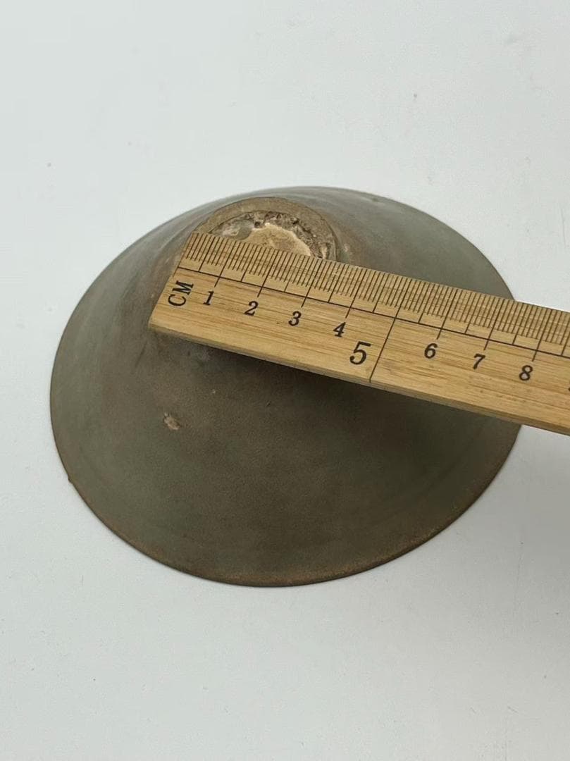 北宋・金時代 耀州窯青釉斗笠碗 青釉素麵茶碗 青磁(F-131) - メルカリ