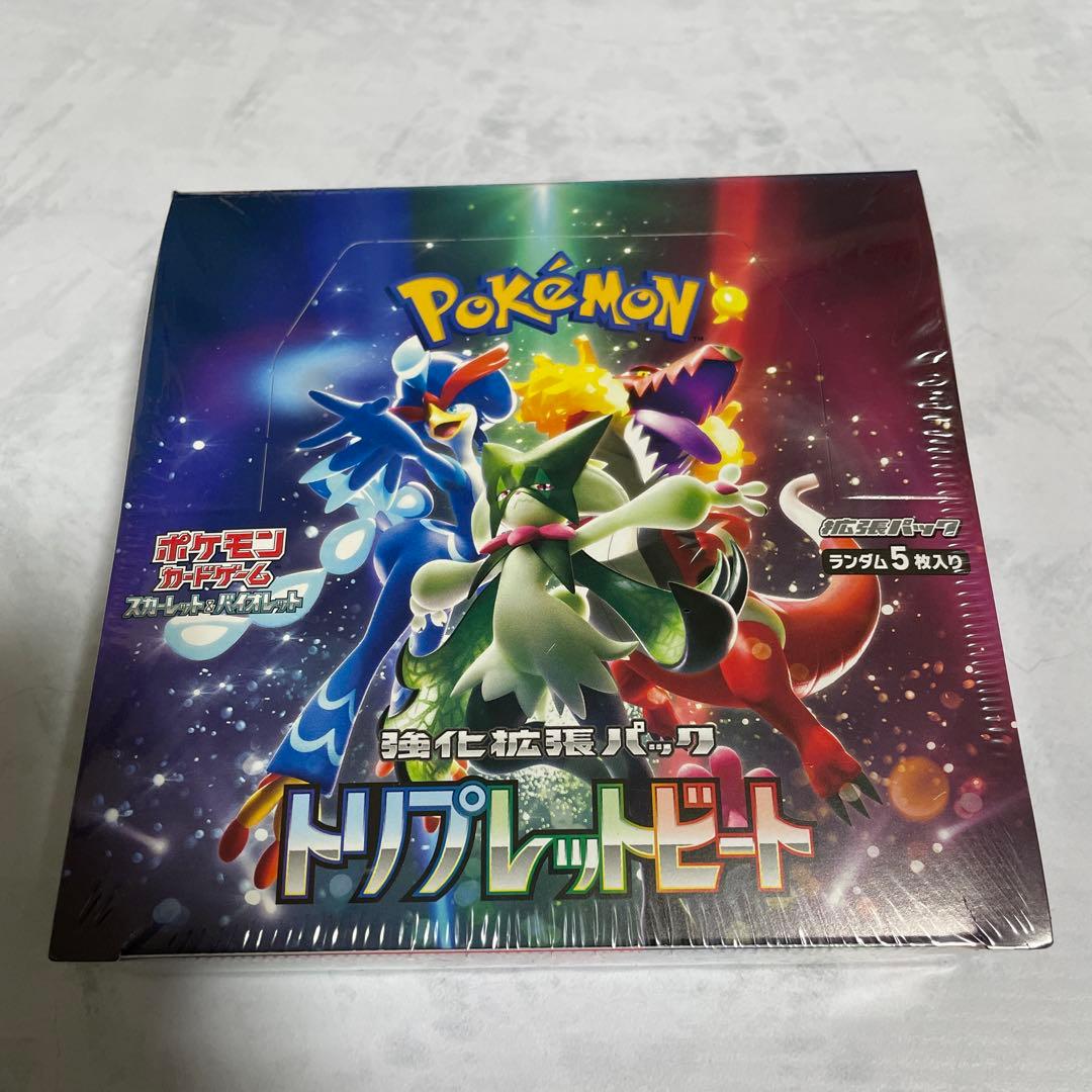 【シュリンク付】ポケカ　トリプレットビート 1BOX ポケモンカードゲームトリプレットビート(シュリンク付)未開封1BOX