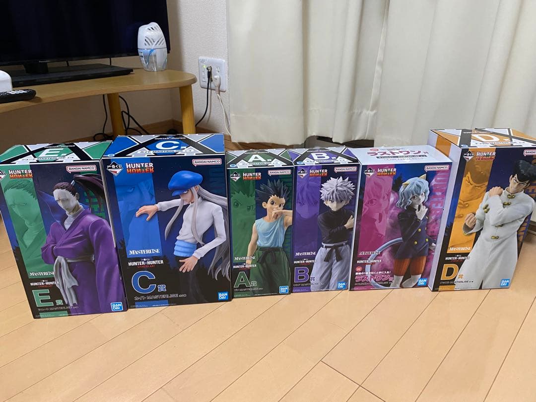 HUNTER × HUNTER一番くじフィギュア6体セット ゴンキルアナックル ╋━━━━━━━ 一番くじ HUNTER×HUNTERシリーズ第4弾