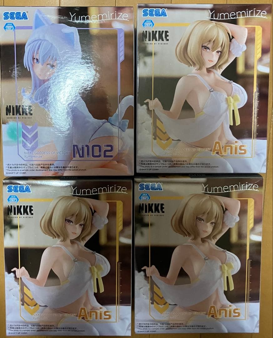 勝利の女神 ニケ NIKKE Yumemirize プライズ フィギュア×33点 これぞファンが夢見た魅惑の衣装！『勝利の女神：NIKKE』の「アニス