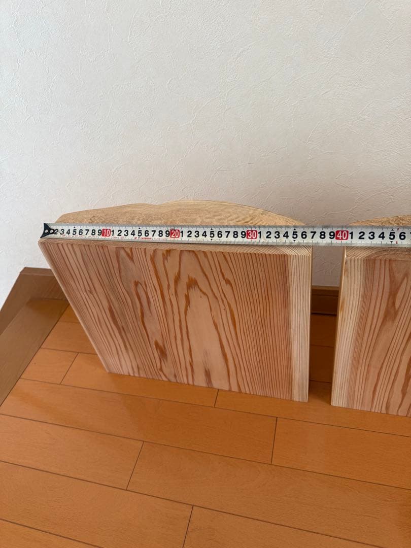 天然杉一枚板極美杢目自然曲線のテーブル蜜蝋クリーム仕上げ‼️ - メルカリ
