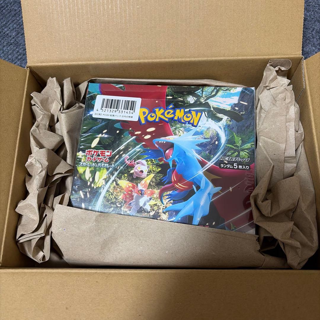 新品未開封 シュリンク付 1BOXポケセン産 ポケモン 古代の咆哮 ポケモンカードゲーム 新品未開封 古代の咆哮 BOX スカーレット