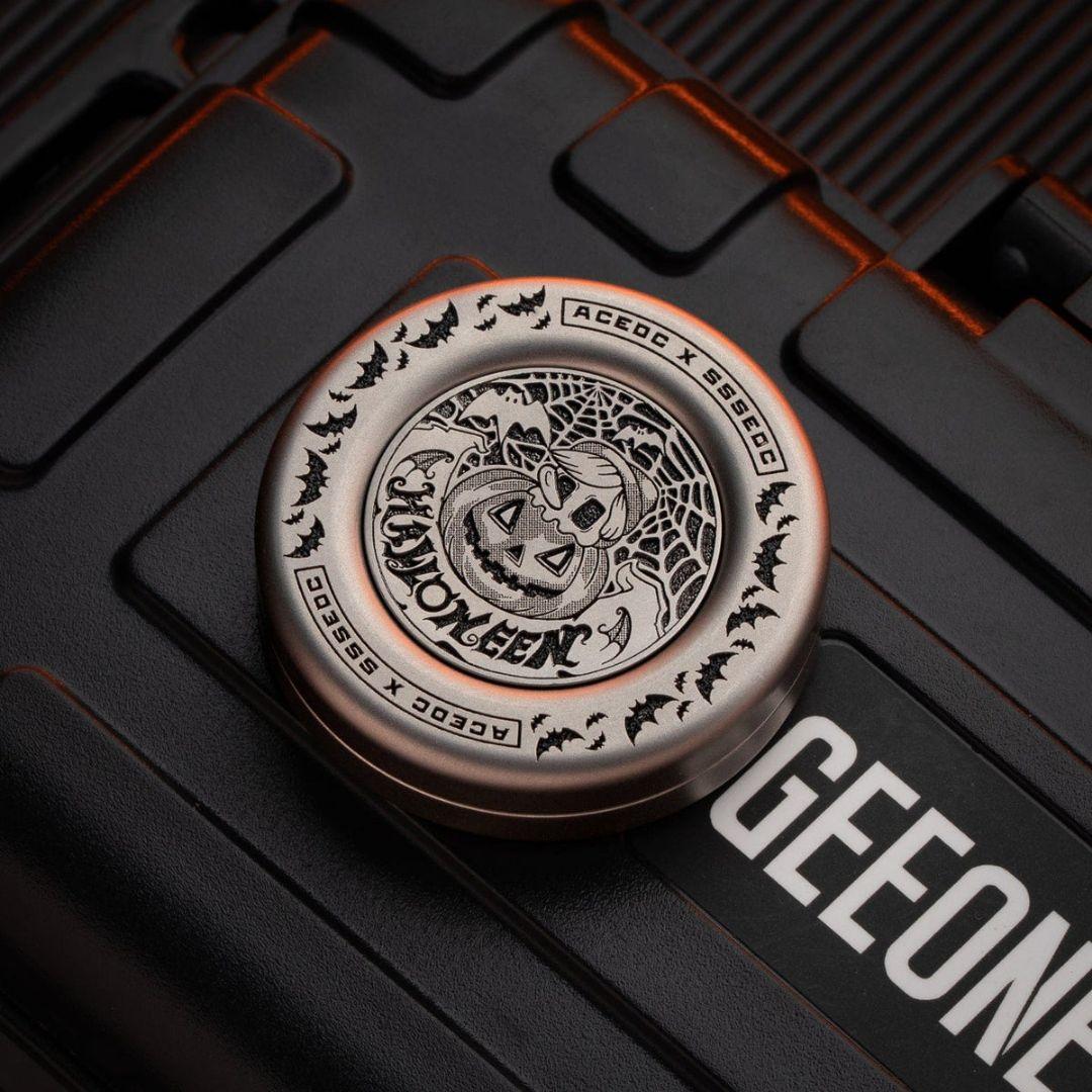 「正規品」ACEdc Milk Cap チタン製　フィジェットトイ　EDC ACEdc Mini Milk Cap Haptic Coin | Fidget Toy | MetaEDC