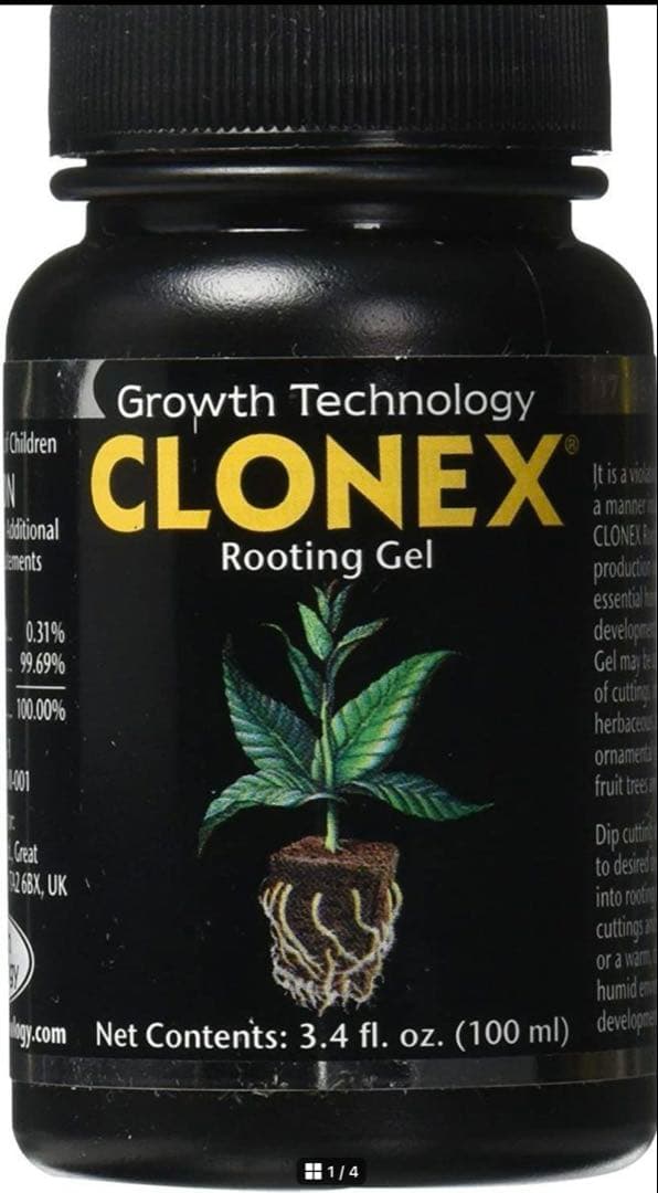 Set ５本　CLONEX Rooting Gel 100ml 植物成長調整剤 phatee_n210425-b004q3nn4w