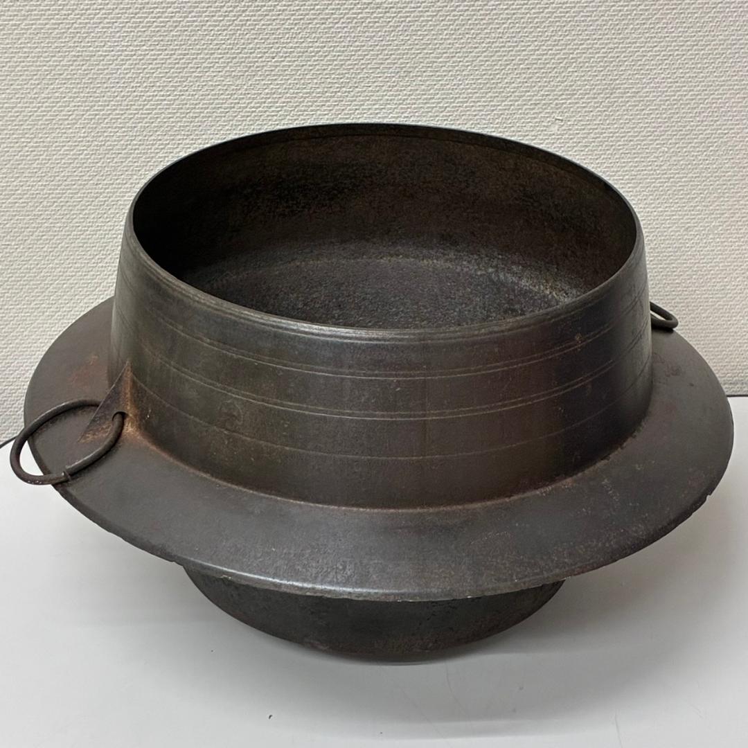鉄製　羽釜　直径28㎝（ツバ41㎝）高さ25㎝ 　25266 楽天市場】羽釜30cm(3.5升) 木蓋34cm付き アルミ製 : オアシスプラス