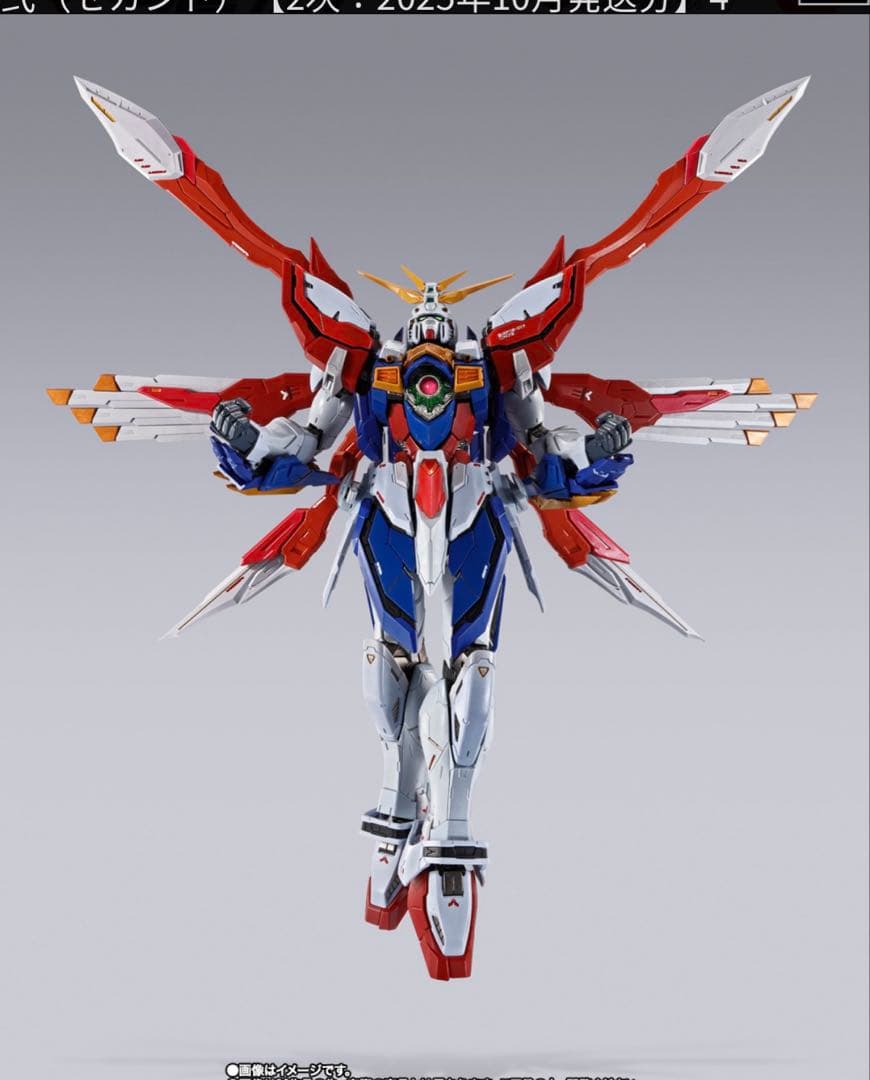 L BUILD ゴッドガンダム (2025年10月発売予定) 抽選販売】METAL BUILD ゴッドガンダム＆ゴッドガンダム弐（セカンド