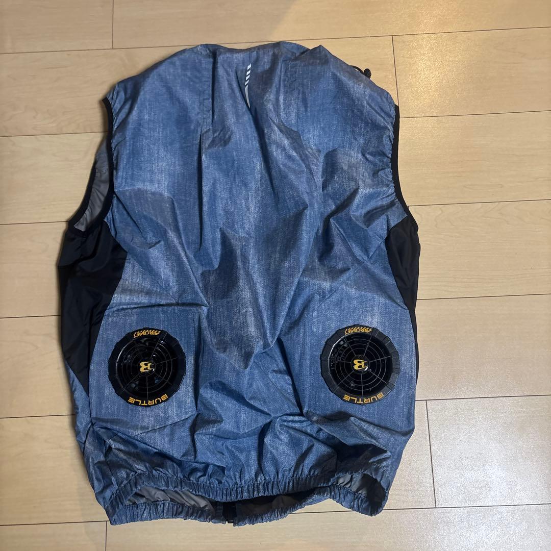 バートル空調服 デニム風 3L SS～3L BURTLE バートル 作業着 空調作業服 エアークラフトブルゾン