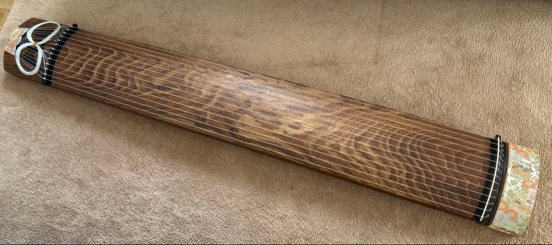 琴 13弦 花柄装飾 ミニ琴13弦 全長42cm - メルカリ