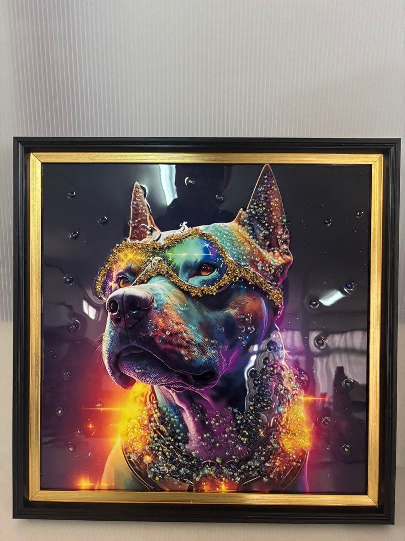 【オシャレインテリア‼️】クリスタルアート ネオンドッグ 41x41cm 楽天市場】クリスタルアート 41×41cm ポメラニアン 犬 ドッグ 動物