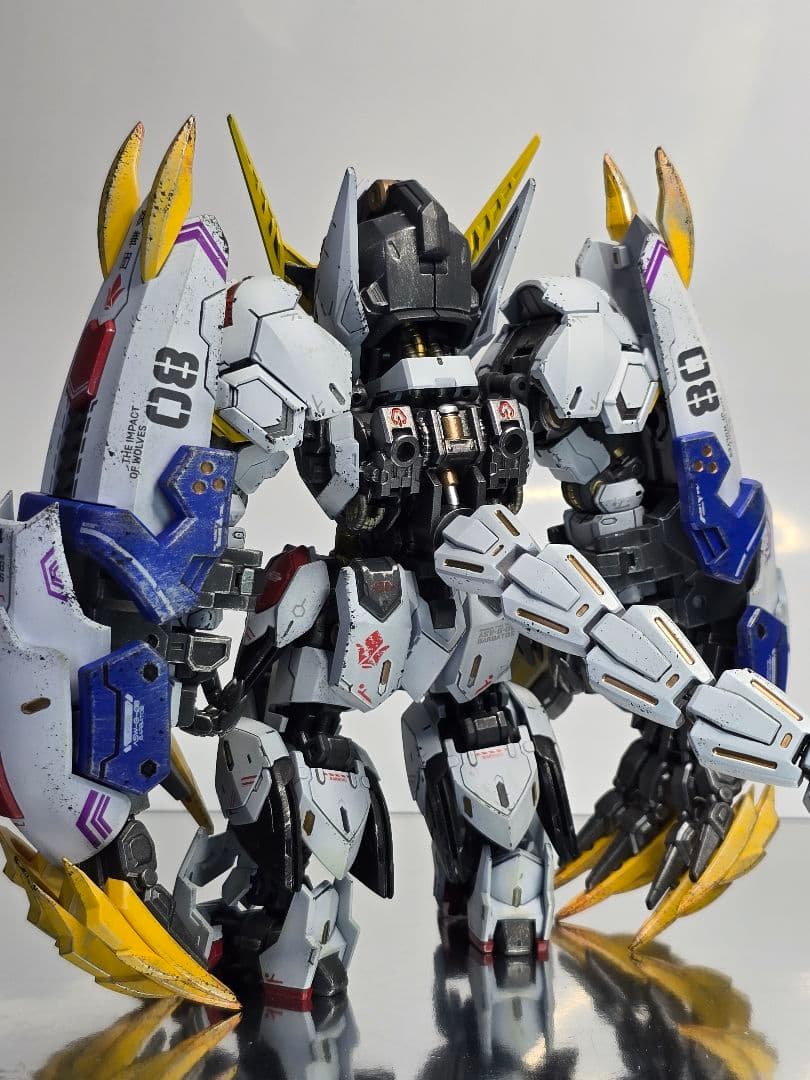 MGSD ガンダムバルバトス 海外製ジャイアントクロー付き 塗装済み完成