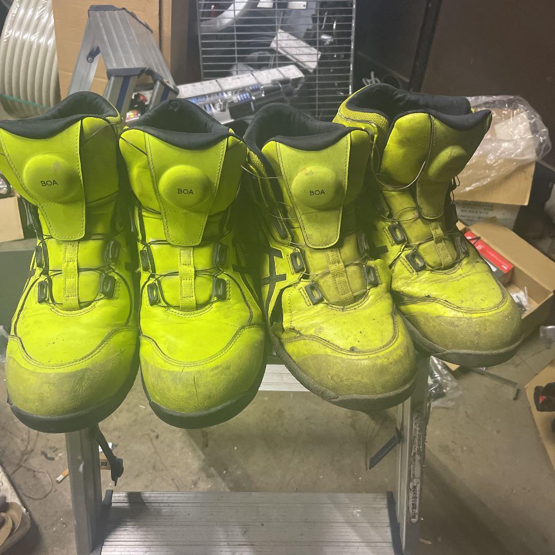 アシックス安全靴限定カラーネオンカラー 安全靴 イエローCP304BOA