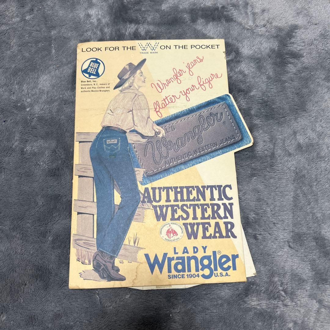 Wrangler Lady ラングラー ヴィンテージ ポスター 販促 非売品 ヴィンテージ Wrangler 額入りポスター - アンティーク、ビンテージの