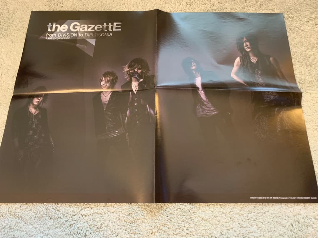 The GazettE ガゼット ポスター 8枚セット SHOXXなど - メルカリ