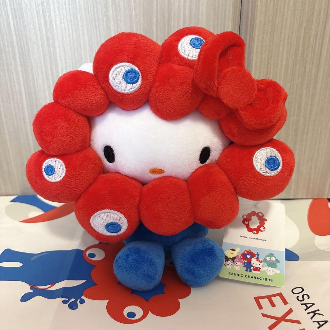 EXPO2025 サンリオ ミャクミャクなりきりぬいぐるみM ハローキティ