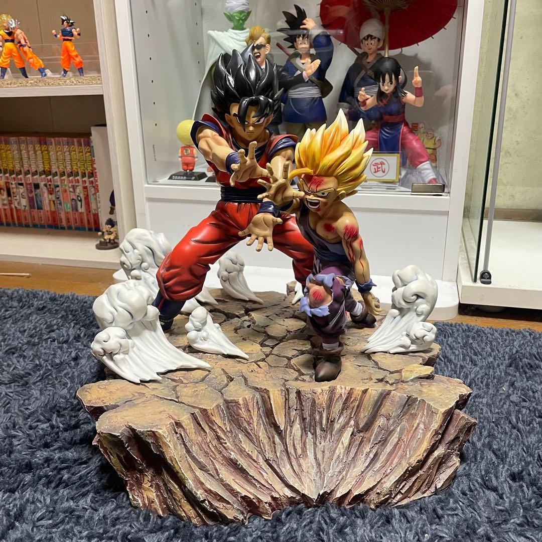 ドラゴンボール　ガレージキット　親子かめはめ波 ドラゴンボール - ドラゴンボール フィギュア ガレージキット 親子かめ