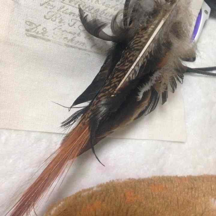 ハンドメイド☆サックス。昆虫プリント×チェック切替片側紐出し巾着