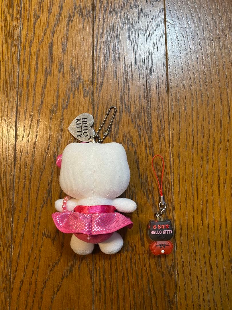 USJ ユニバ ハローキティ ピンクドレス 飛騨 ひだ キーチェーン