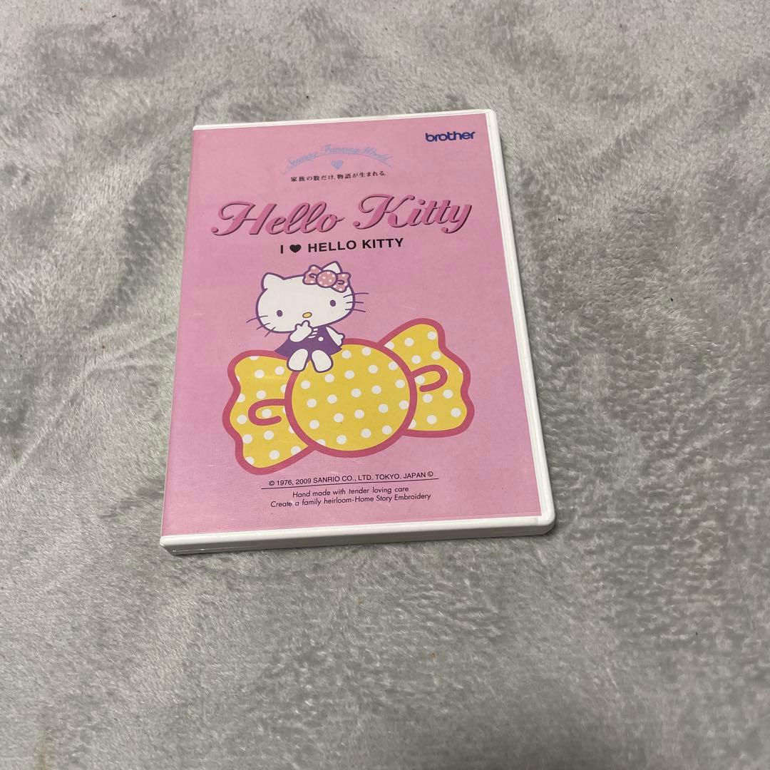 Hello Kitty 刺繍デザイン集 Brother brother 刺繍カード キティ 七つのおくりもの レトロ 本 ハンドメイド