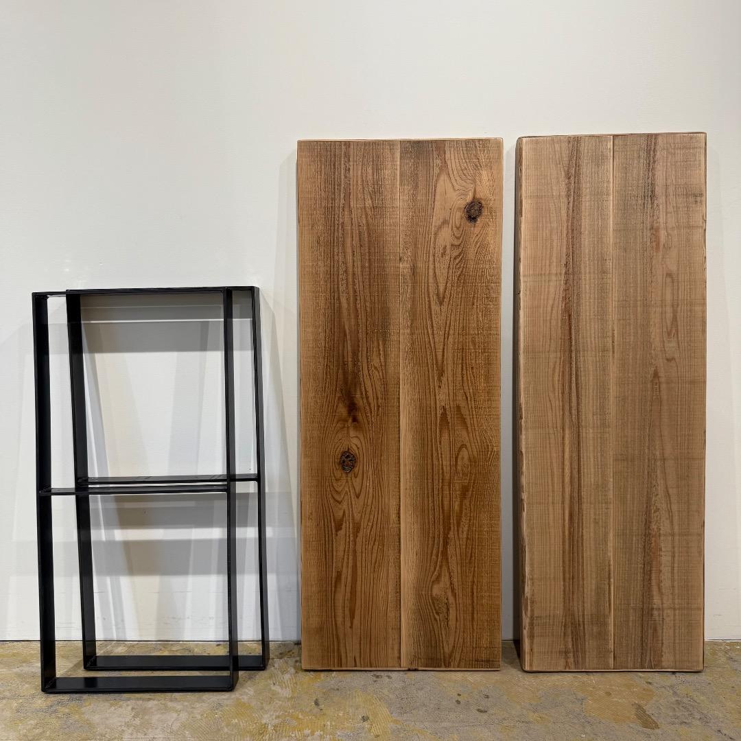 ▽ラスティックシェルフ 古材 鉄 棚 シューズラック SHELF 送料込み