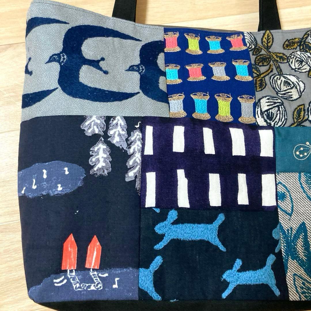 745 ☆私だけのトートバッグ☆ A4 肩かけ ＊handmade＊