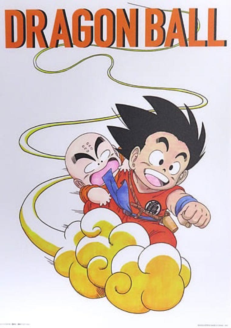 ドラゴンボール 孫悟空 ＆ クリリン アートポスター(プラ製) 鳥山明