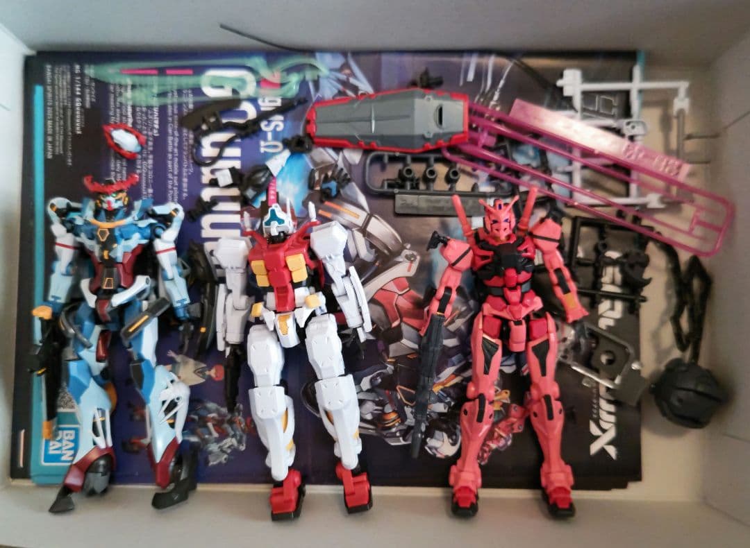 HGジークアクス ゲルググ 赤いガンダムセット - メルカリ