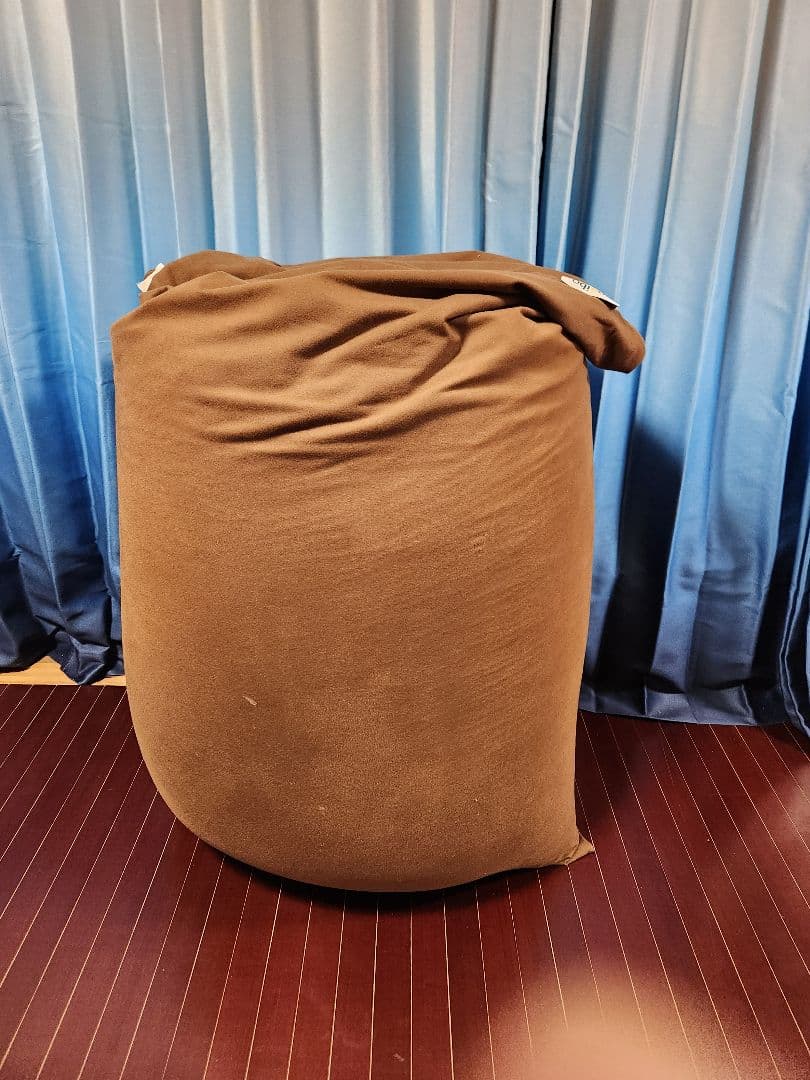 ヨギボ ビーズクッション ブラウン 受注生産】新品未使用 ビーズクッション 特大 ビーズソファ ヨギボー風