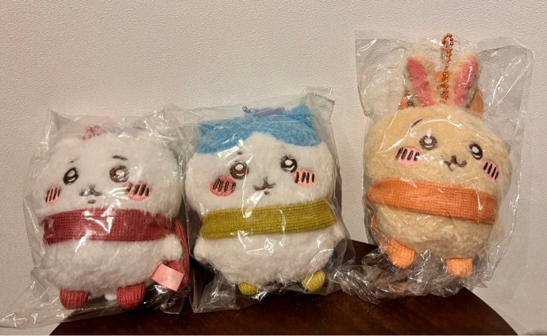 ちいかわ ぬくぬくの装いマスコット ちいかわ・ハチワレ・うさぎ 3点セット