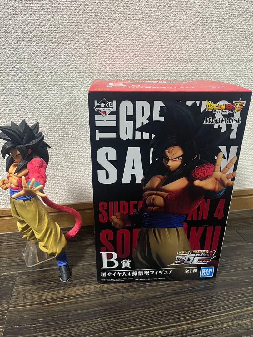 一番くじ ドラゴンボール THE GREATEST SAIYAN B賞 孫悟空 レビュー】THE GREATEST SAIYAN B賞 スーパーサイヤ人4孫悟空