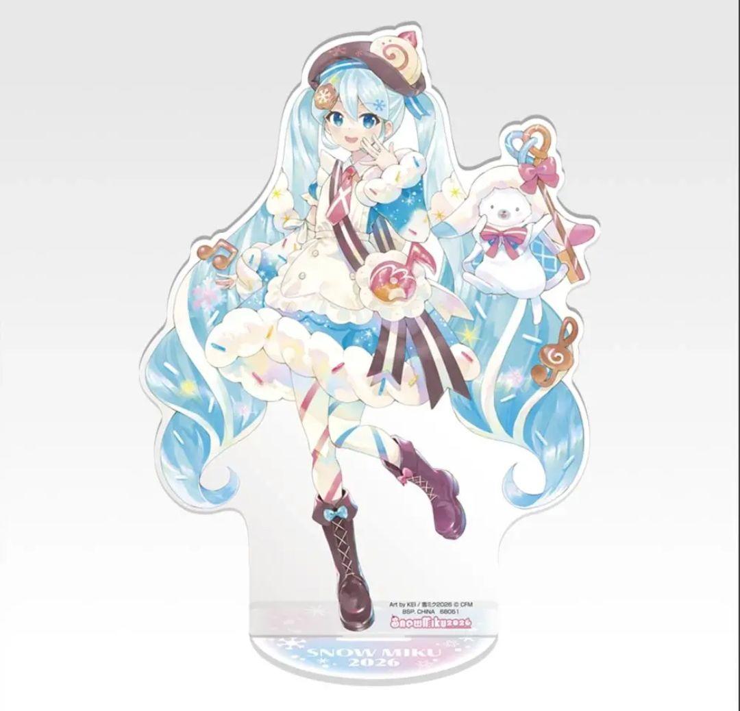 一番くじ 雪ミク 2026 アクリルスタンド クリアポスター - メルカリ