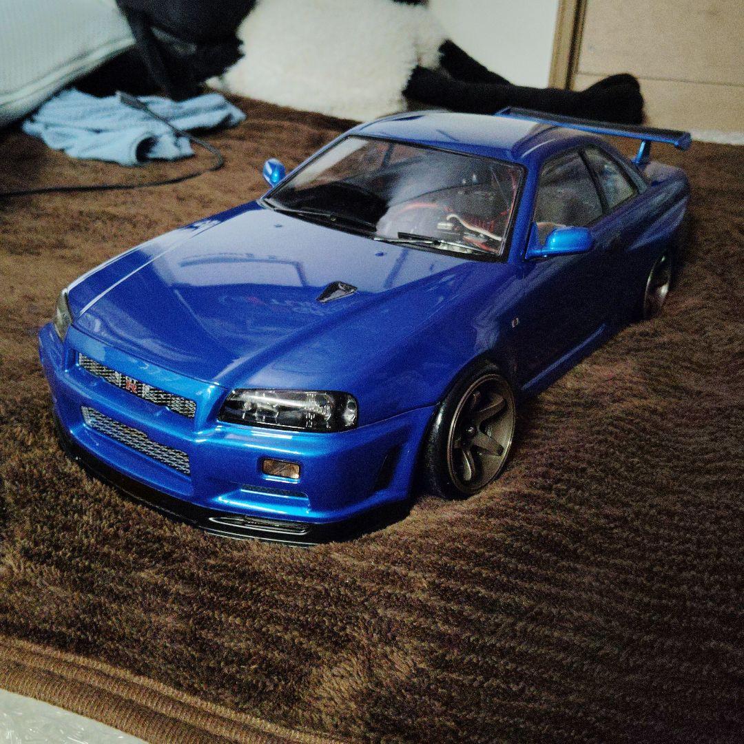 GTR R34ラジコンボディ NISSAN SKYLINE R34 GT-R V-spec2 (ラジコン) - ホビーサーチ ミニ四駆他