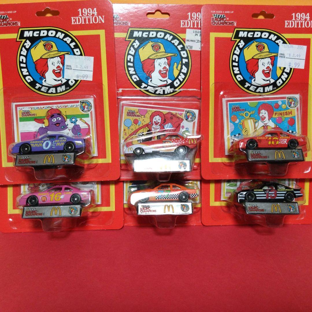 マクドナルド　レーシングチャンピオン　難あり　フォード　ミニカー　ミールトイ McDONALD RACING TEAMマクドナルドレーシングチーム・レーシング