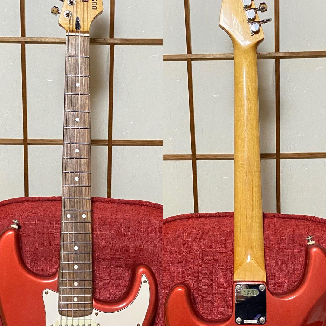 美品】BUSKER'S バスカーズ ストラトキャスター 赤 エレキギター 入門