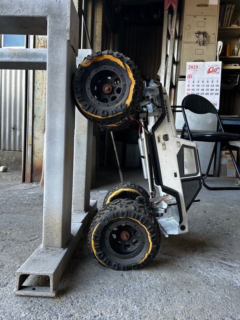 タミヤクラットバスター改 スティックシャーシ ハブリダクション4WS