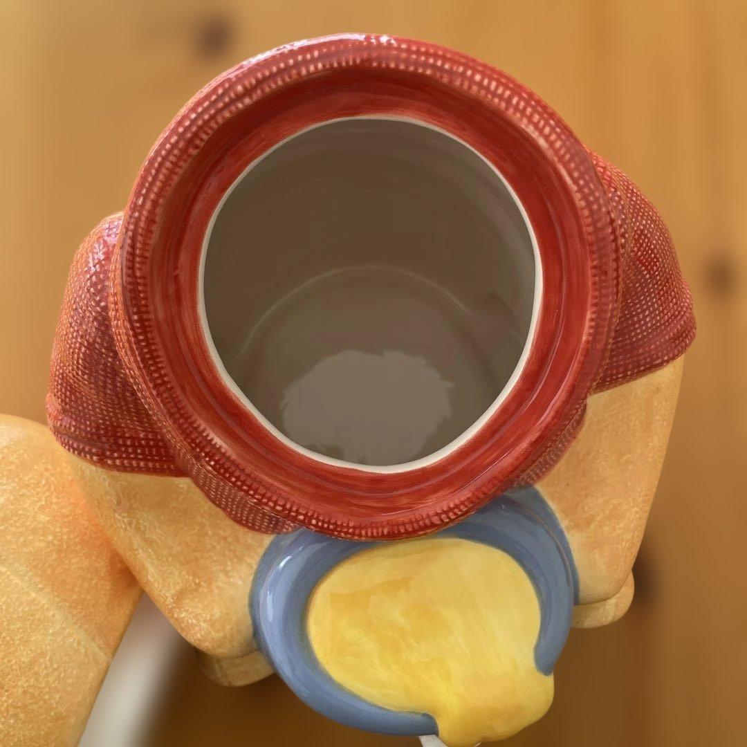 ディズニーSimply Pooh プーさん クッキージャー 陶器 キャニスター
