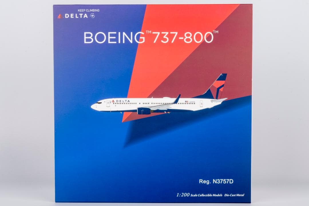 デルタ航空 737-800/w N3757D 1/200