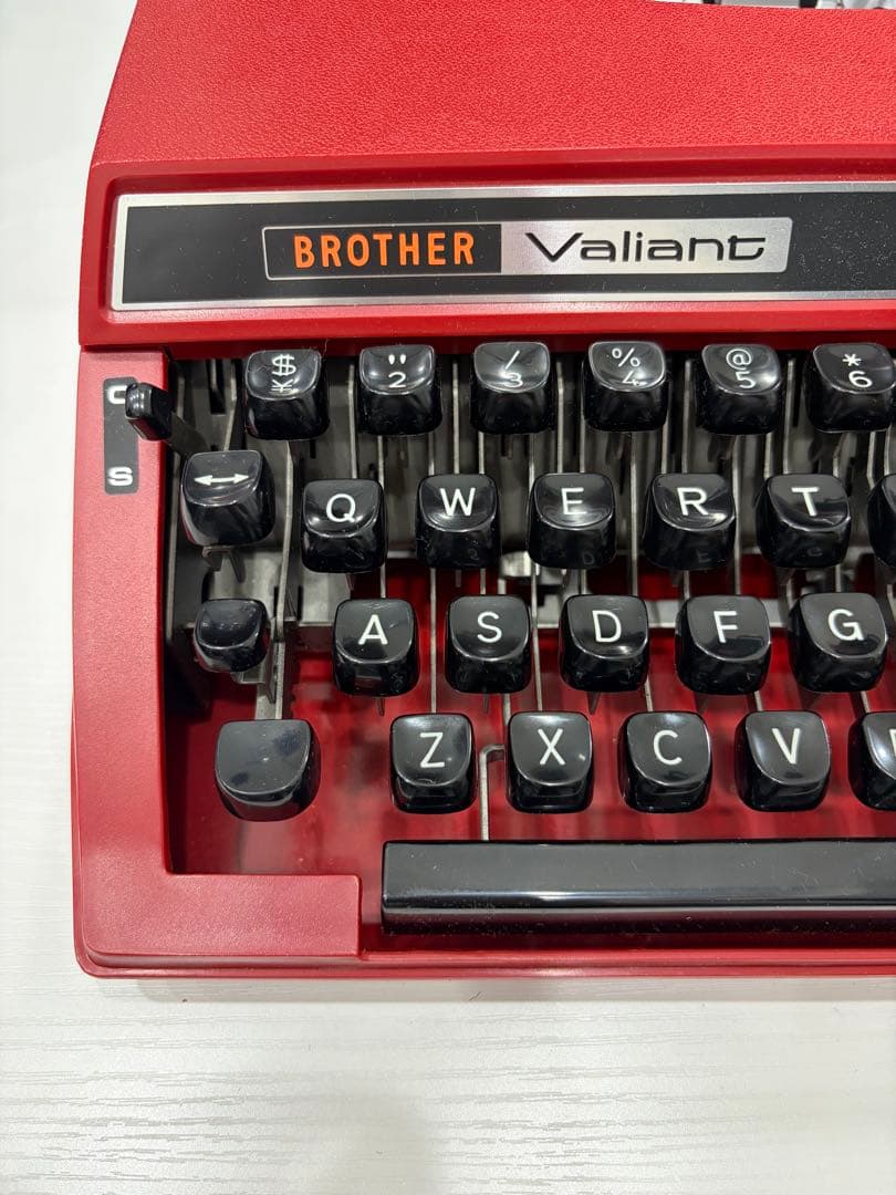 BROTHER Valiant タイプライター 赤 - メルカリ