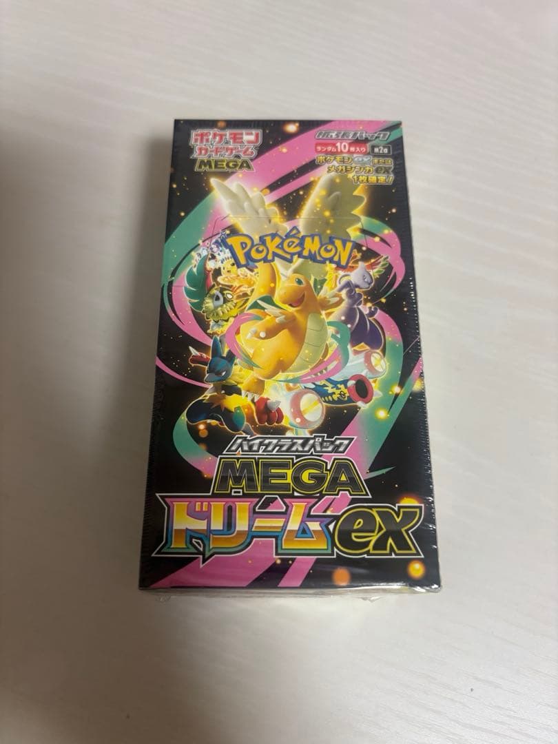 【即日発送】ポケモンカードゲーム MEGAドリームex 1BOX シュリンク付き MEGAドリームex 新品未開封 シュリンク付き BOX ポケモンカード
