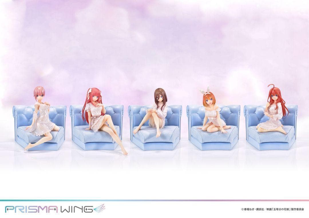 PRISMA WING 五等分の花嫁　フィギュア 5体セット　特典付き ワンフェス】「五等分の花嫁」五つ子が1/7スケールで勢揃い！あみあみ