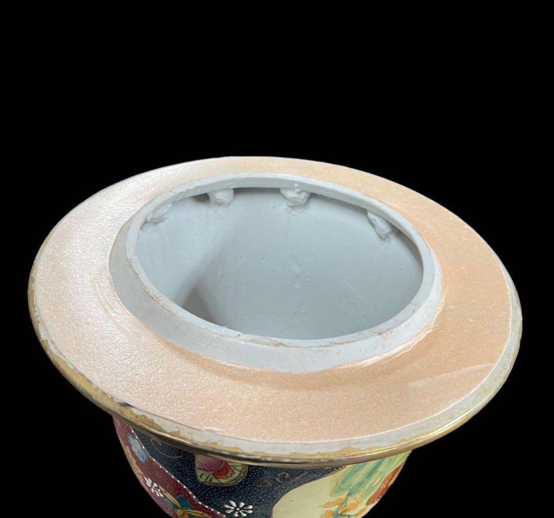 特大 美品】薩摩焼 沈降壺 高さ約130cm 特大 大型 花瓶 古中国 飾り壺