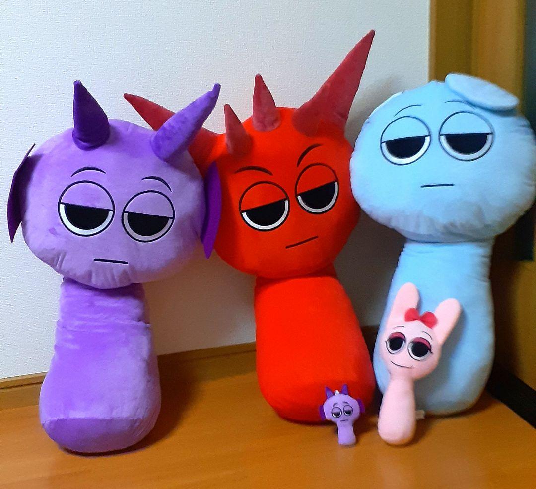 【Sprunki】スプランキー　BIG　ぬいぐるみ　キーホルダー 楽天市場】Sprunki Plush 3点セット！ スプランキー ぬいぐるみ